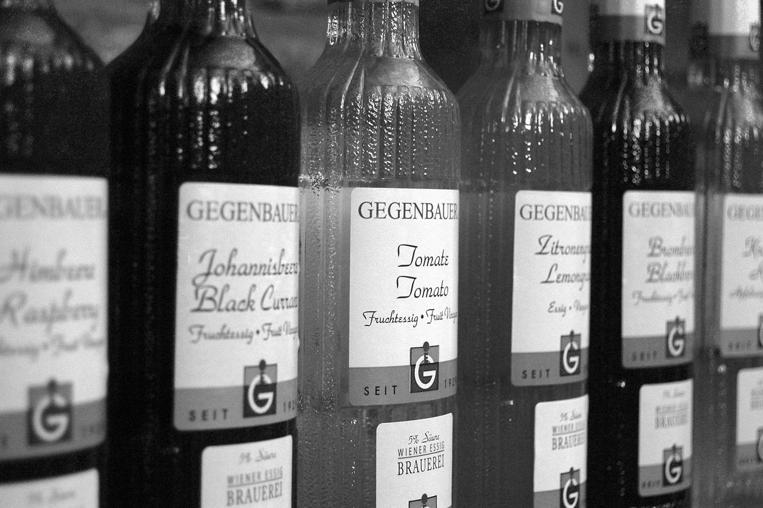 Gegenbauer / Essig Flasche / Glassland